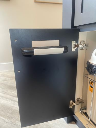 Suporte para Rolos de Sacos de Lixo, Fixação em Porta de Armário, com Fita Dupla Face