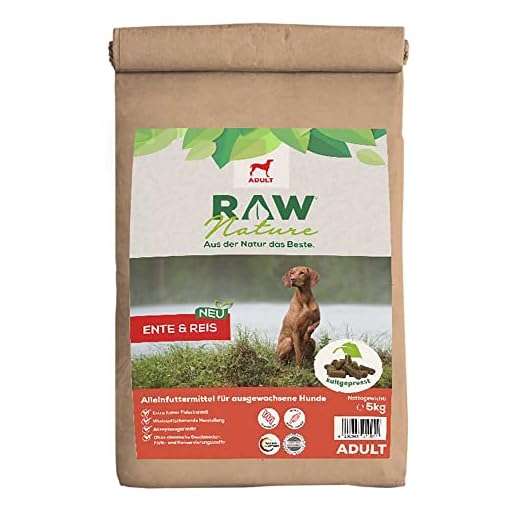 RAW Nature Trockenfutter mit Ente 5kg