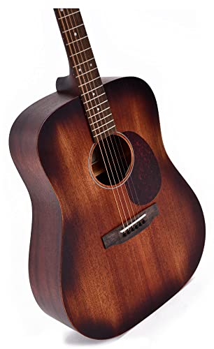 DITSON D-15-AGED Dreadnought Guitare acoustique - Les Beatles, Paul McCartney, John Lennon, RIngo Starr, George Harrison DITSON D-15-AGED Dreadnought Guitare acoustique – Image 5