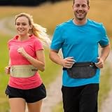 2-Pack Hidden Anti-Theft Money Belts for Travel, Waterproof and Adjustable Concealed Pouch for Men and Women, Secure and Stylish Travel Money Belt for Running, Hiking, and Dog Walking - Image 4