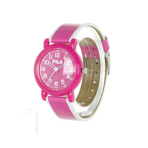 Fila Kinder Pink Zifferblatt Armbanduhr fl38016005 mit Pink PU Strap