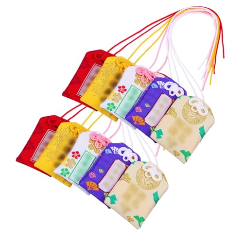 Amuletos Omamori japoneses de la suerte con fundas impermeables