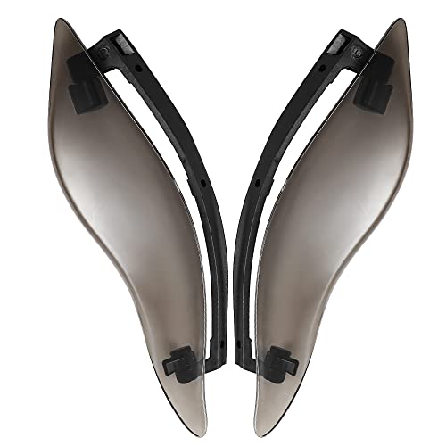 Hnaya Side Wings Air Deflectors, Fairing Side Wing Windshield, Fairing Side Shield, Smoke Adjustable Wind Deflectors, Compatible For Harley Davidson Electra Glide Street Glide Trike 2014-2023 (Smoke) #TOP1