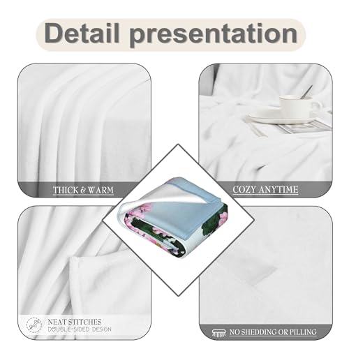 Zeleda PUGBL40701015060 Pug Blanket Fleece Throw Blanket For Bed Sofa Travel And Camping thumb #5