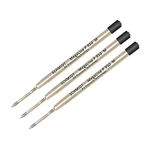 Lanier Pens Lanier �R���{�p�b�N - 3�p�b�N - Schmidt P950 M ���K���C�� �����{�[���y�� �l�ߑւ��C���N �~�f�B�A���`�b�v M �T�C�Y �`�b�v (0.7mm) ��