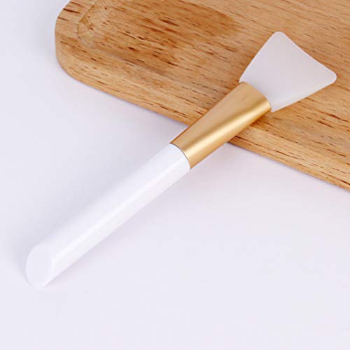 4 pincéis de silicone para maquiagem Healifty com alça para viagem para casa