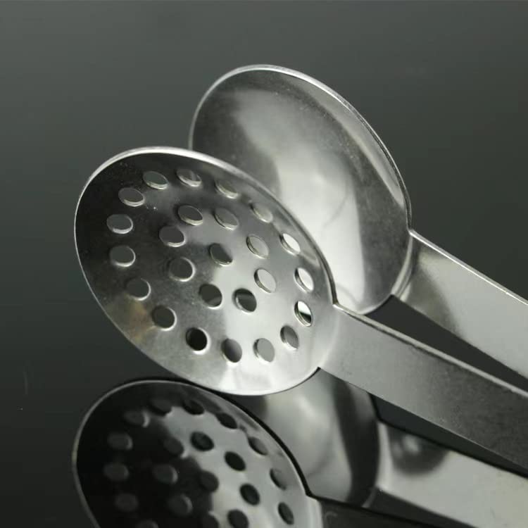 Mr. Gadget's Solutions Stainless Steel Tea Tongs Tea Bag Squeezer Strainer Holder Grip Spoon Mini Sugar Clip Kitchen Bar Tools