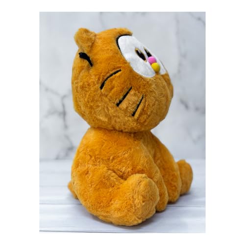 Image of ADORA Cute Orange Cat Soft Toy Plush - 25cm Stuffed Animal for Kids & Adults | Ultra-Soft & Huggable Kitty Plushie | Adorable Gift for Girls, Boys, and Cat Lovers | Kawaii Plush Toy for All Ages