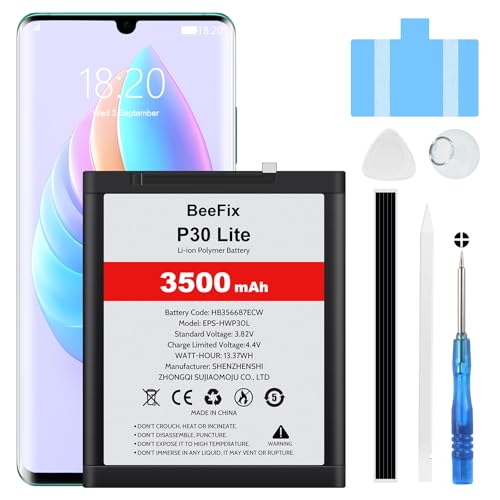 Beefix Batteria HB356687ECW: batteria da 3500 mAh compatibile con Huawei