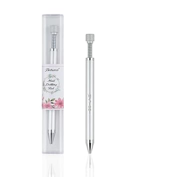 Rhinestone Picker Pen for Nail Art Painting White