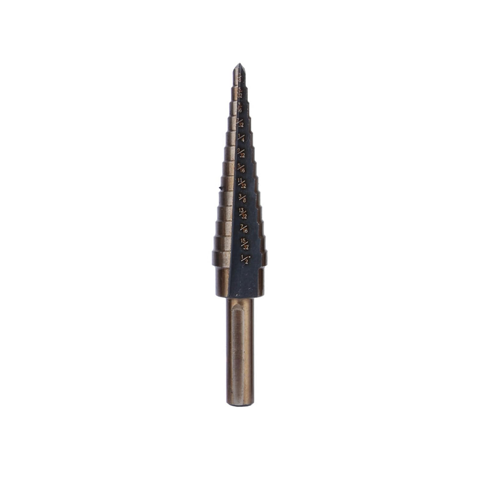 Fydun Brocas Escalonadas para Metal, 5 Piezas Puntas para Destornillador, Alta Velocidad y Dureza, Recubrimiento de Titanio, Diseñado para Perforar Acero, Madera y PláStico
