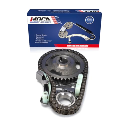 MOCA Timing Chain Kit Fit 1994-2003 for Chevrolet S10 & 1995-2002 for Pontiac Sunfire & 1994-2003 for GMC Sonoma & 1996-2000 for Isuzu Hombre L4 2.2L
