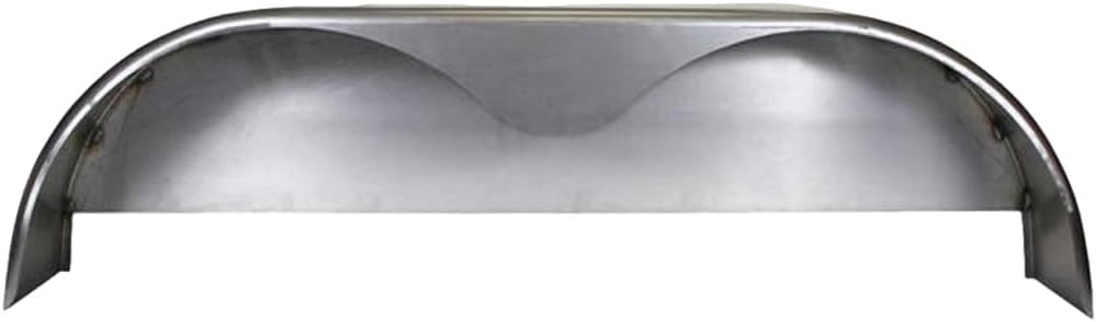 2 Pack Premium Smooth Aluminum Tandem Teardrop Fenders for Double Axle Trailer - 72"L x 10"W x 20"H | Durable .063 Aluminum with Fender Backs for Enhanced Protection