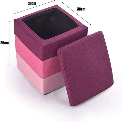 Chaise ottomane pliante et pouf coffre carré pour petit espace - 3