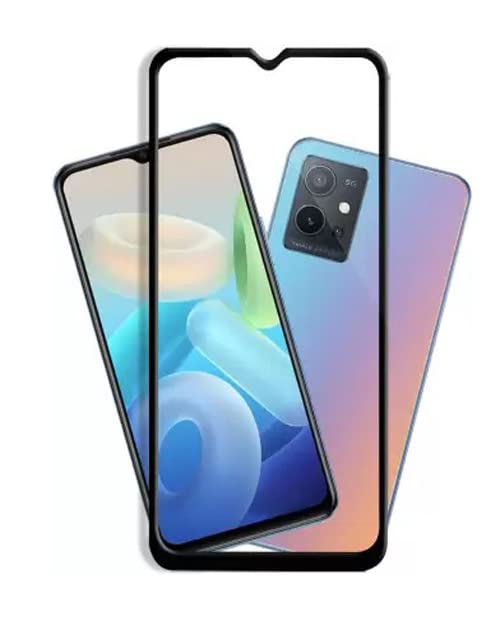 Shree Store Edge to Edge Full Screen Coverage 11D Tempered Glass for vivo Y75 5g-(Pack of 1)