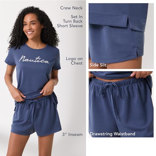 Image of Nautica Matching 2 & 4 Piece Pajamas for Women Set - Mix & Match Options
