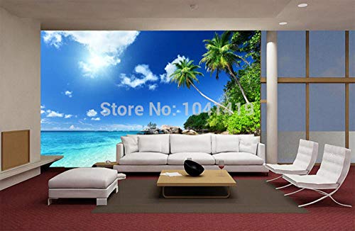 Papier peint mural plage ensoleillée géant en format panoramique