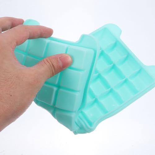 Molde de silicona para cubitos de hielo con tapa set de 3 miniatura 5
