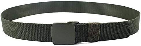 Coobbar 3-Pack Nylon Canvas Belt Plastic Buckle Belt Travel Adjustable Nylon Web Slide Belt - Image 5