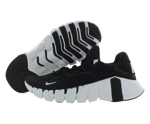 Nike Free Metcon 4 Womens Shoes Size 5, Color: Core Black/Team White/Solid Black Volt/Shadow