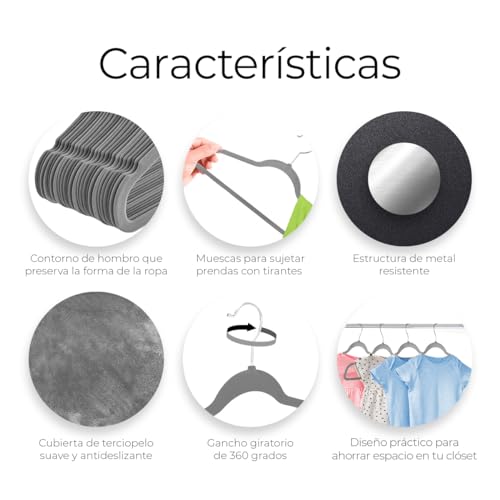 La mejor comparación de Set de ganchos para ropa listamos los 10 mejores. 15 Imagen adicional