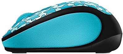 Logitech Doodle Collection M325c - Mouse - Optical - 5 Buttons - Wireless - 2.4 GHz - USB Wireless Receiver - Twinkle Teal