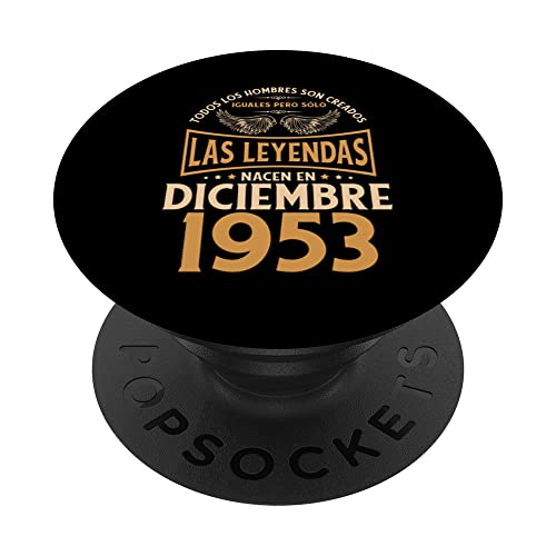 Cumpleaños Hombre Regalos Las Leyendas Diciembre 1953 PopSockets PopGrip Intercambiable