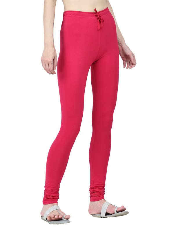 Image of Robinbosky Cotton Churidhar Leggings for Women - Stylish, Stretchable & Flattering Fit for All-Day Comfort