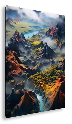 Paysage fantastique tableau pour illuminer un mur sombre et agrandir votre pièce
