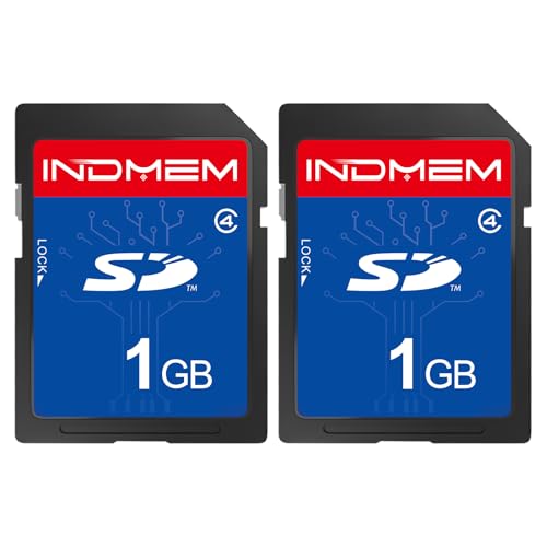 SD Card 1GB Class 4 MLC Secure Digital Flash Memory Card Camera Card 2 Packs