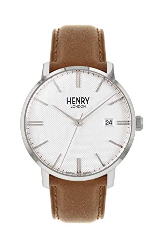 Henry London Regency Tan Leather Strap Watch HL40-S-0349