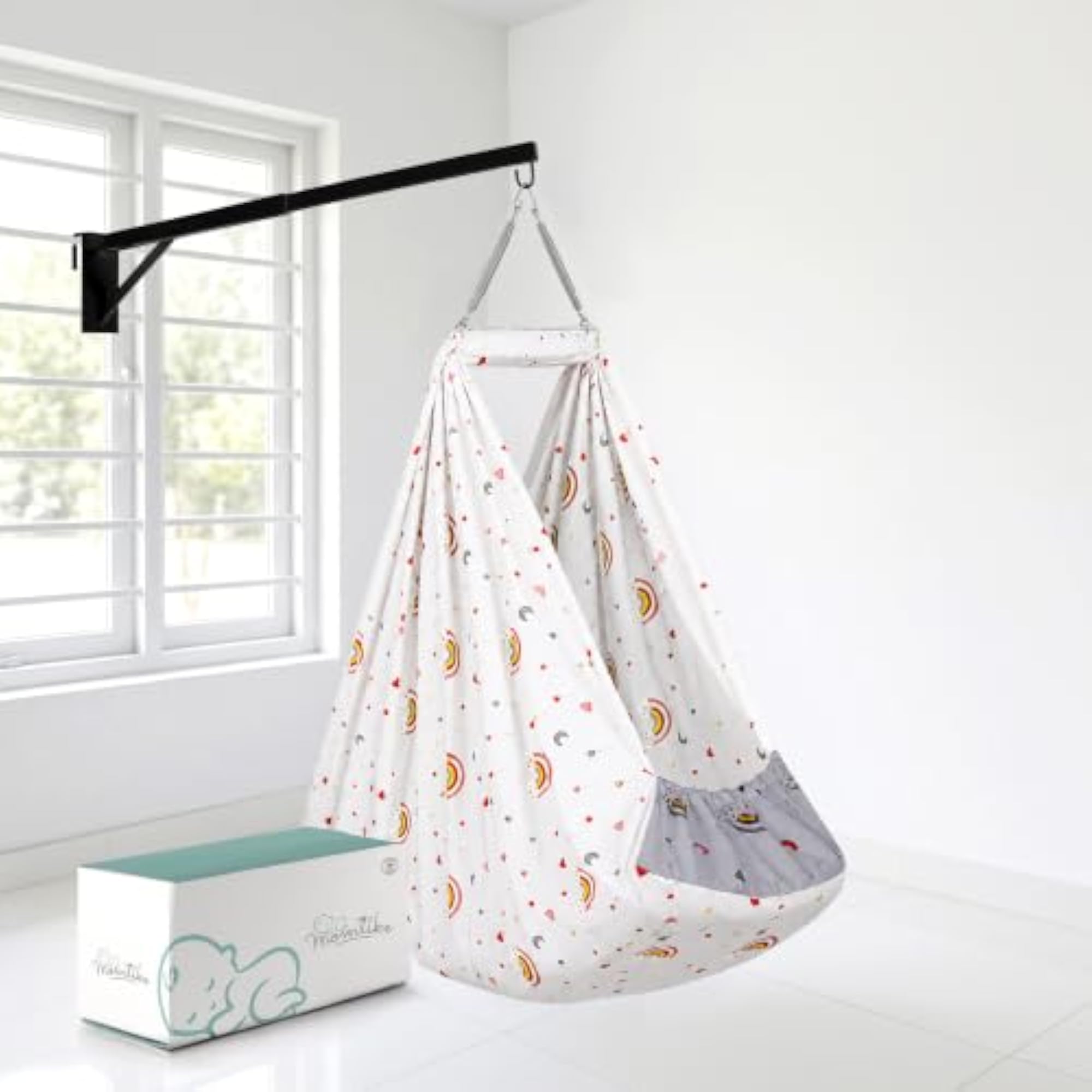 Portable Baby Cradle with Mosquito Net and Pad