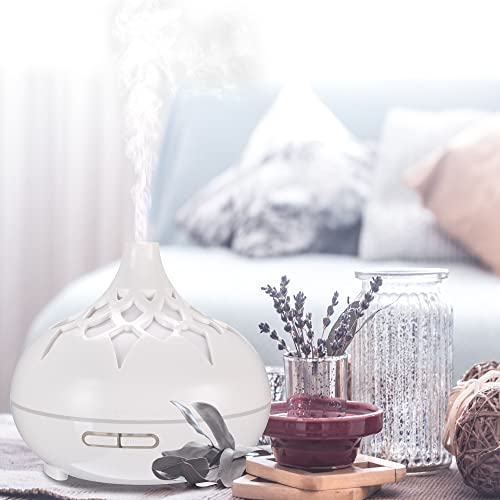 Diffuseur d'arômes Palm 500 ml blanc brillant avec éclairage LED - 3