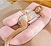 Almohadas Embarazada Maternidad Cuerpo Azul/Rosa con Funda de algodón Lavable Maternidad para...