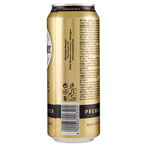 Cerveja Warsteiner, Pilsen, Lata, 500ml 1un