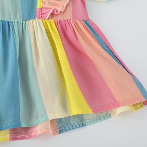 Image of Girls Short Sleeve Shirts Toddler Summer Top Kids Cotton Clothes 2-7 Years