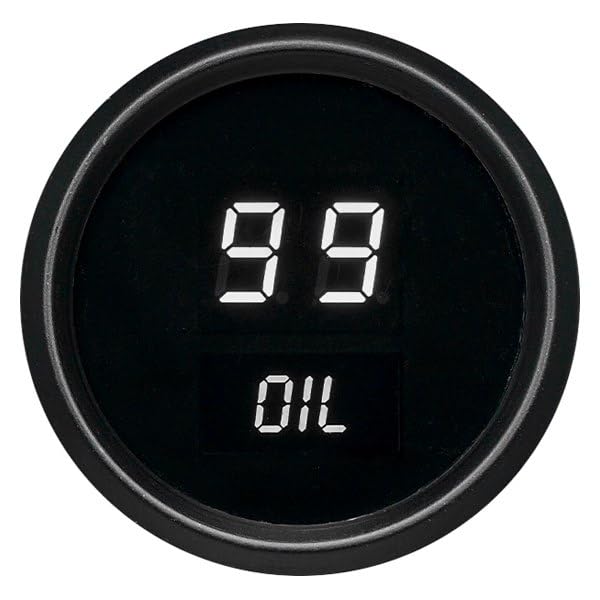Intellitronix 2-1/16 LED Digital Oil Pressure Gauge 0-99 PSI