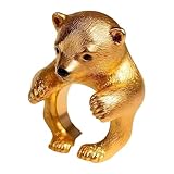 Geavonyg Anillos con forma de dulce, anillos de apertura, joyería para dedo, textura de aleación, adecuado para amigos, familiares o amantes, regalo elegante, aro para dedo