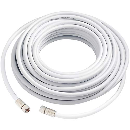 SureCall 50' RG-6 Coax Cable with F - Male Connectors, White
