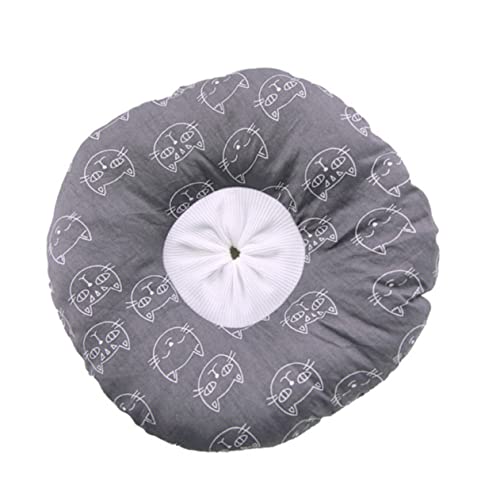 JOINPAYA Comfortable Elizabethan Collar for Cats Prevents Licking Biting Soft Material Grey