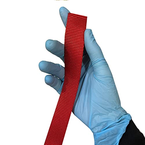 1" Tubular Nylon Webbing (22.5')-Red #TOP2