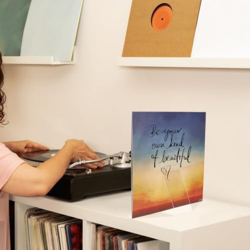Soporte de discos de vinilo para evitar daños en cubiertas con almacenamiento vertical 6