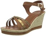 Sandale Marco Tozzi Damen 2-2-28346-26 Veloursleder Sandale Keilsandale, Muscat Comb, 37 EU