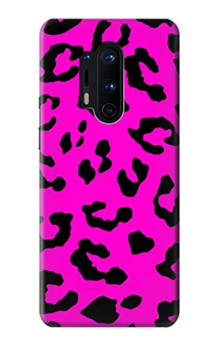 Etui coque OnePlus 8 Pro rose léopard - Housse de protection souple anti-choc