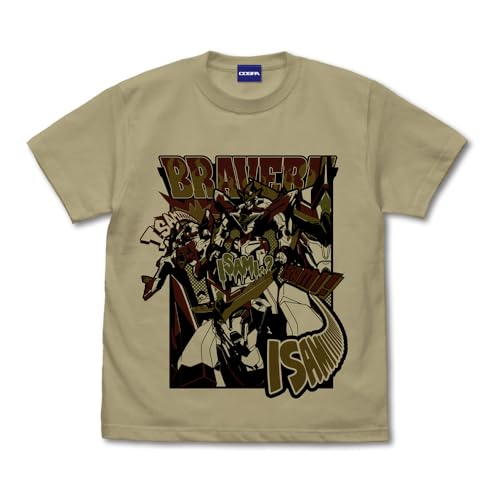 【公式】コスパ 勇気爆発バーンブレイバーン イサミィーーッ! Tシャツ SAND KHAKI Lサイズ 【公式】コスパ 勇気爆発バーンブレイバーン イサミィーーッ! Tシャツ SAND KHAKI Lサイズ