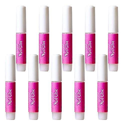 MAGIC ARMOR 10 Stück Nagelkleber 2g, Nagelkleber Für Tips Nagelkleber für Kunstnägel extra stark Professionelle Nagelkleber für die Nagelverlängerung und Reparatur von eingerissene nail art glue