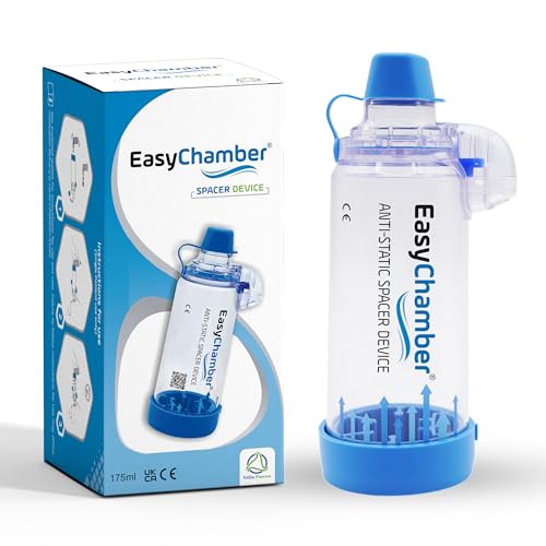 EasyChamber Anti-Static Spacer Device for Metered Dose Inhalers Adult and Standard Options Inhaler Chamber BPA & Latex Free