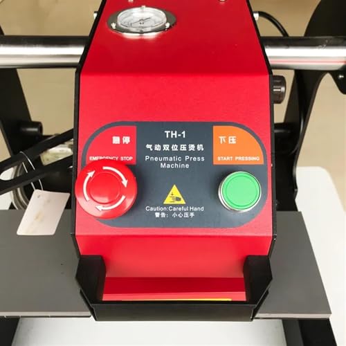 Máquina de prensa térmica neumática para sublimar miniatura 7
