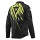Dainese - Air Graphics Tex Jacket, Sommer Motorradjacke, belüftet und leicht, mit weichen Protektoren an Schultern und Ellenbogen, Mann, Schwarz/Fluo Gelb Tarmac, 44