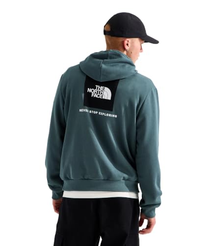 Image of THE NORTH FACE Men's Evolution Box NSE Hoodie | Sweatshirt With 2 Piece Hood, Adjustable Drawcord, Kangaroo Hand Pocket